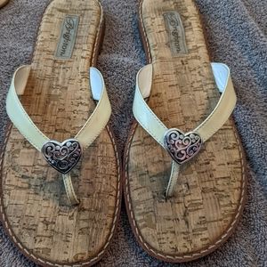 Brighton Flip Flop Sandals Size 10